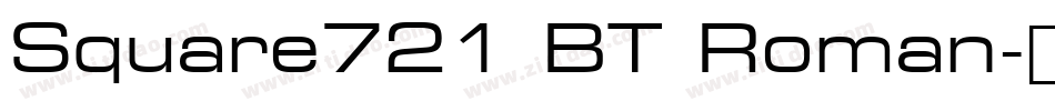 Square721 BT Roman字体转换